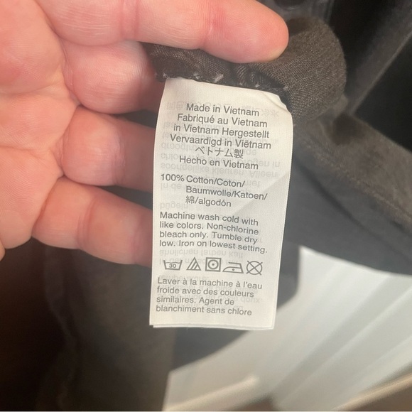 Madewell Black Denim Shirtdress S - Picture 12 of 13